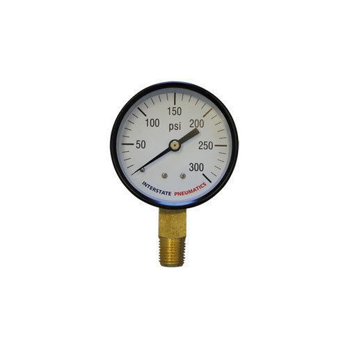 Air Pressure Gauge Bottom Mount 2 Inch 300 PSI 1/4 Inch NPT - G2012-300