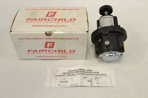 FAIRCHILD 4024A PRECISION 0.5-10PSI 250PSI 1/4IN PNEUMATIC REGULATOR B297545