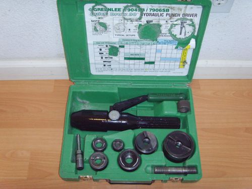 Greenlee 7806SB Quick Draw Hydraulic Punch Kit