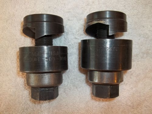 GREENLEE Slug Buster/ USED Knockout Punch Sets 1-1/4&#034;/43.2mm Conduit