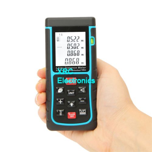 Rz-e100 100m(328ft) laser distance meter measure range finder area volume for sale