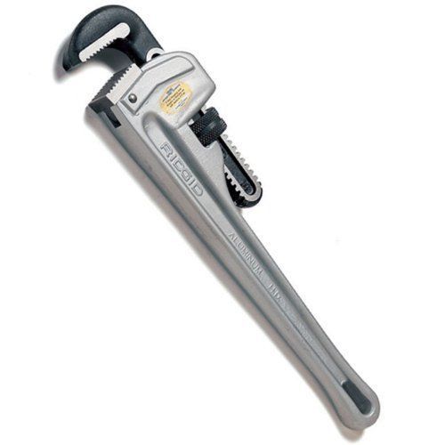 Ridgid 47057 12in Aluminum Straight Pipe Wrench - Model 812, New