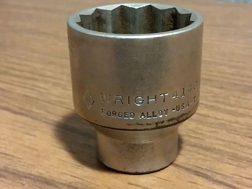 Wright #4140 1/2&#034; Drive 1-1/4 Shallow Socket