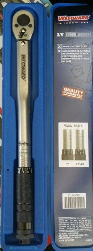 Westward 4DA95 Torque Wrench, 3/8in Dr