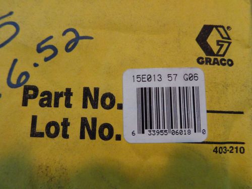 GENUINE GRACO 15E013 REPAIR KIT, NEW IN ORIGINAL PACKAGE, FOR 236930 DISPENSE VA