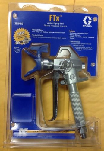 Graco 288486 288430 FTx Airless Spray Gun with RACX 515 Tip 246215 Tip guard