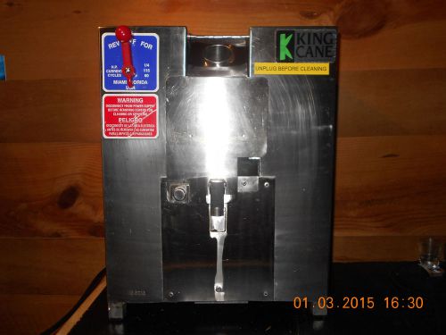 King cane &#034;the original cane juicer&#034; countertop sugar cane juicer (freight ship) for sale