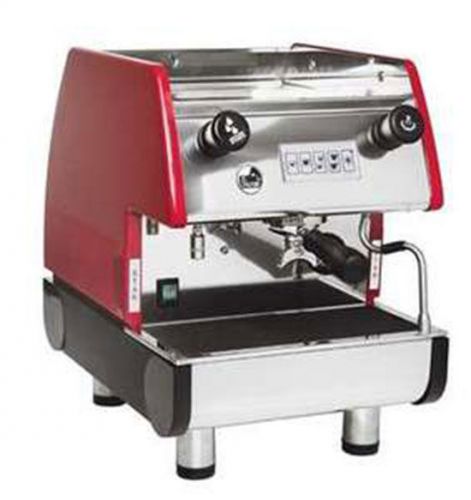 La Pavoni Commercial Espresso Machine Maker PUB 1V-R Red, 1 Group, Volumetric