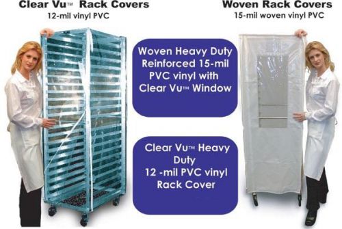 Bakery rack cover for sheet bun bake pan. washable pvc rack cover new for sale