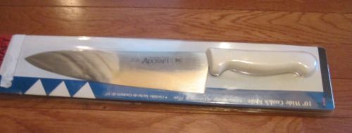 Adcraft CUT-10CKWH Wide Chef&#039;s Knife 10&#034; White Handle