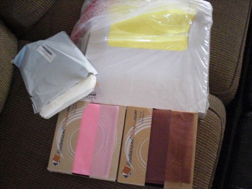 Yellow 12x12 dry pink brown 6 x 10 wax wrap sheet paper food decoration glassine for sale