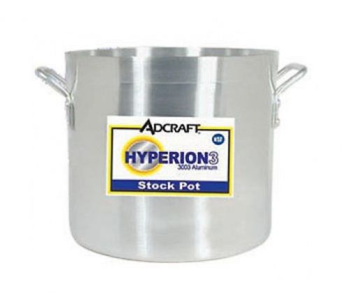 Adcraft H3-SP40 40 Quart Heavy  Duty Aluminum Stock Pot With Cover 3/16&#034; Thick