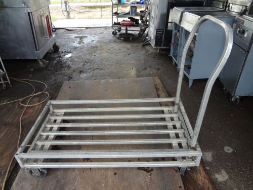 Aluminum transport cart, heavy duty, great shape, new wheels,#126 for sale