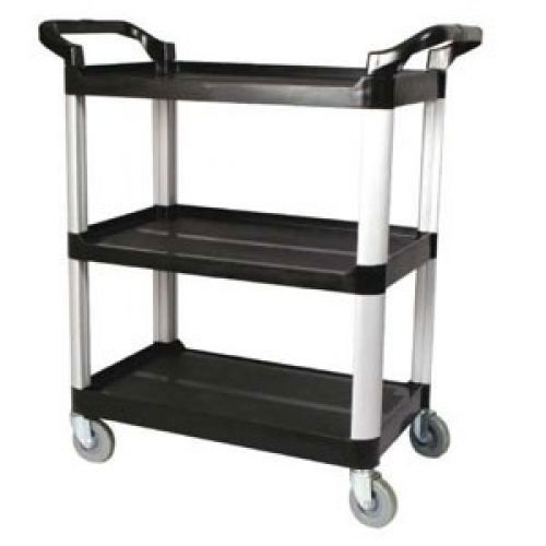 UC-40K 3 Tier Black Utility Cart