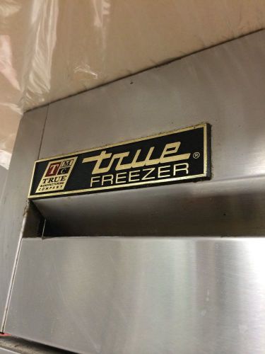 True 54&#034; T-49F Two Section Solid door Reach In Freezer - 49 CU. FT