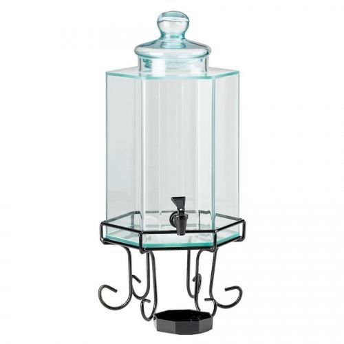 Cal-Mil 1111A 2 Gallon Plexiglass Octagon Beverage Dispenser