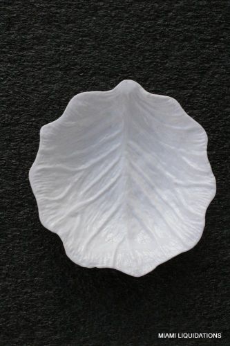 12 Leaf Salad Plate 6&#034; Bowl Carlisle 0345-02 White SAN Restaurant Commercial LOT