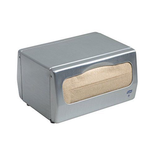 Tork 13TBS Napkin Table Dispenser  Brushed Steel  Brushed Steel