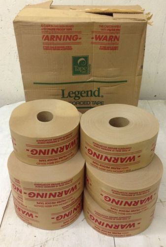 10 LG ROLLS 70 MM (2.75&#034;) x 450 ft Legend Reinforced Shipping Carton Tape Inc.