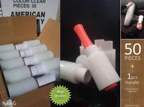 New Carton X50 Rolls Clear Mini Stretch Film 100X100m Packing Wrap