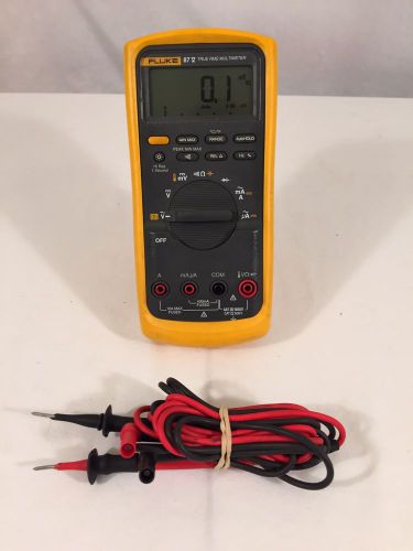 FLUKE 87V TRUE RMS MULTIMETER /  LEADS / GOOD CONDITION!!!