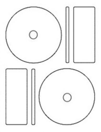 CD/DVD LABELS 38 SHEETS