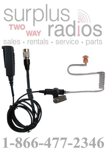 QUICK RELEASE 2 WIRE HEADSET W/PTT MOTOROLA XPR6550 XTS2500 XTS5000 XTS3000 MTS