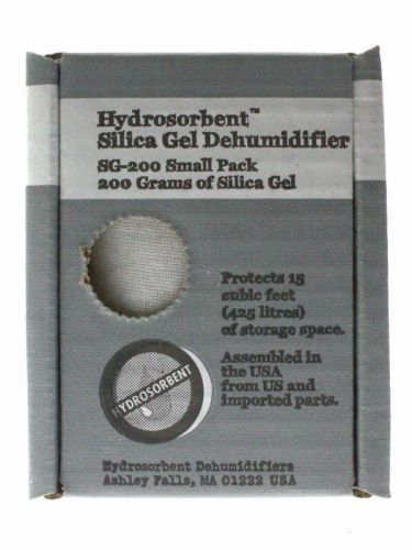 200 Gram Silica Gel Unit - Desiccant, 3.5x2x4.5&#034;