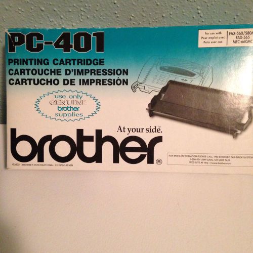 BROTHER PC-401 PRINTER CARTRIDGE - FOR USE WITH FAX-560/580MC