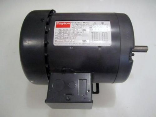 DAYTON NWOB Industrial Motor 2n865T 3 Phase 1/2 HP Commercial