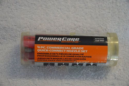 Powercare quick connect nozzle set ap31003a pressure power washer nib wow for sale