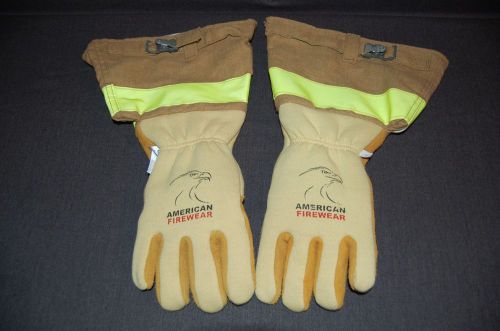 NEW AMERICAN FIREWEAR SLEEVEMATE FIREFIGHTING GLOVES TURNOUT GEAR CROSSTECH  M