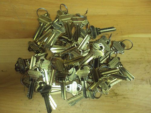 Locksmith Lot of 54  Schlage 6 Pin E Keyway Blanks*** 1 Bitted ***