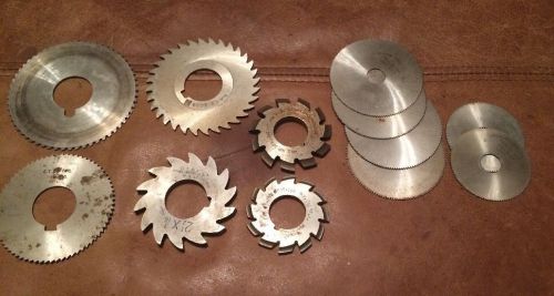 Vintage Machinist High Speed Saw Blades Tool Tools