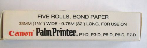 5 NEW BOND CALCULATOR ROLLS 1.5&#034; x 32&#039; FITS MOST HAND HELD CALCULATORS P5-D P7-D