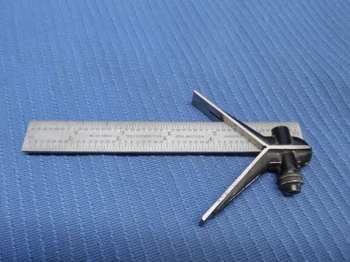 STARRETT NO. 4R GRAD. 6&#034; RULE  CENTER FINDER,NICE MACHINIST TOOLS