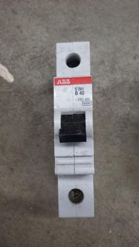 ABB S261 B40 CIRCUIT BREAKER  8E