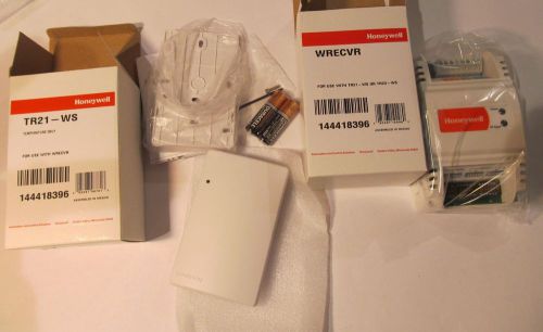 NEW HONEYWELL TR21-WK SET TEMPERATURE SENSOR AND RECEIVER WRECVR TR21-WS HVAC