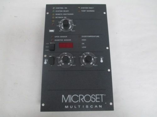 NEW NORDSON 104900A 104988E MICROSET MULTISCAN TEMPERATURE CONTROL D211134