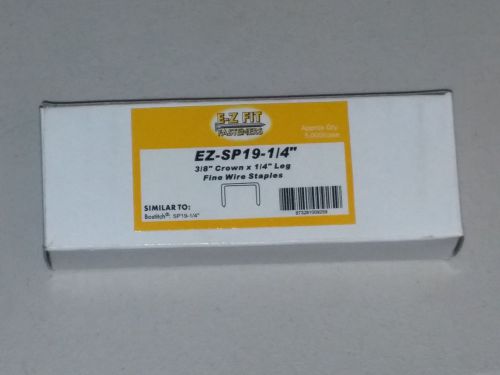 Ez-FIT SP19 - 1/4&#034; staples for p3 Plier staple gun LIKE Bostitch