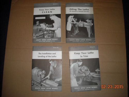 South Bend Lathe Works Bulletins H-1 thru H-4 Dated 1942