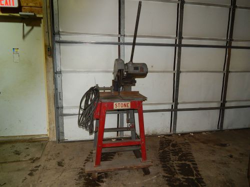 Stone Machinery M35 chop miter abrasive saw 3.5 Hp 3200 RPM