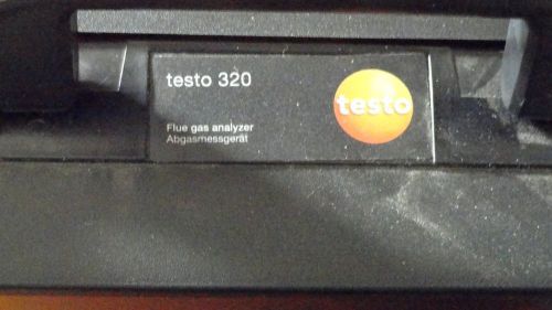 TESTO  320  (FLUE GAS ANALYZER) PERFECT...NEW...BLUETOOTH PRINTER