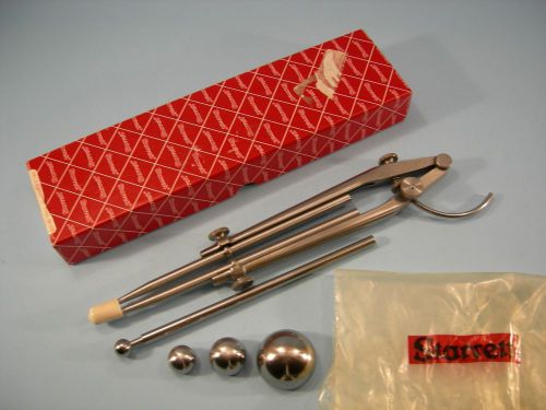 Starrett no.85e 12&#034; extension divider and no.88b 9&#034; ball points with holder for sale