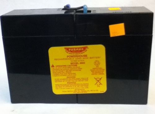 PARMAK POWERHOUSE RECHARGEABLE LEAD ACID BATTERY 12 VOLT ELECTIC FENCE 821.WP.4C