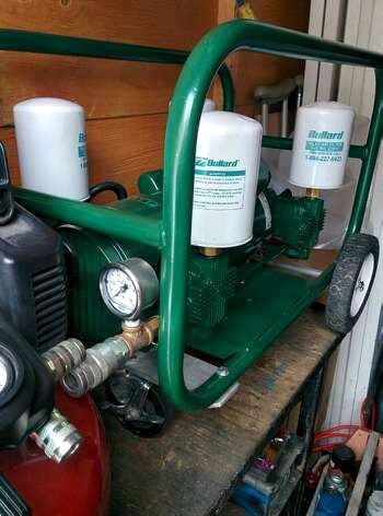 Bullard 11 cfm fresh air ice pump ~ icepump11 for sale