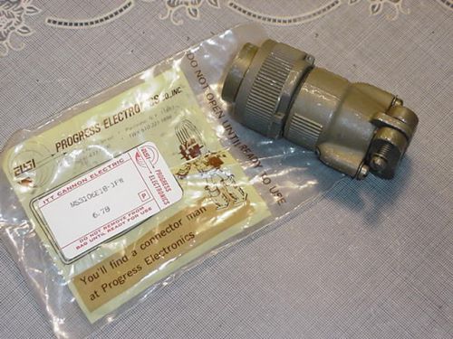 ITT Cannon Electric Connector MS3106E18-1PW Circular MIL Spec Connector NEW!