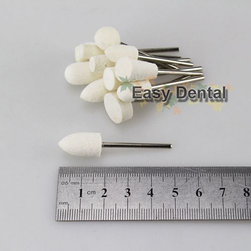 12pcs hp felt burs drill polisher dremel rotary tool jewelry dental 2.35mm for sale