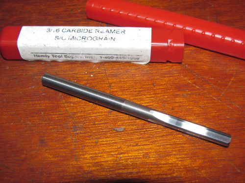 BRAND NEW SOLID CARBIDE 3/16&#034; REAMER , 4 FLUTE , TITAN TUFF KARB