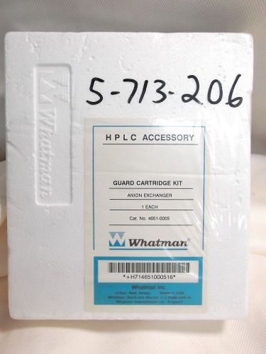 WHATMAN HPLC GUARD CARTRIDGE KIT  ANION EXCHANGE 4651-0005 - NEW -